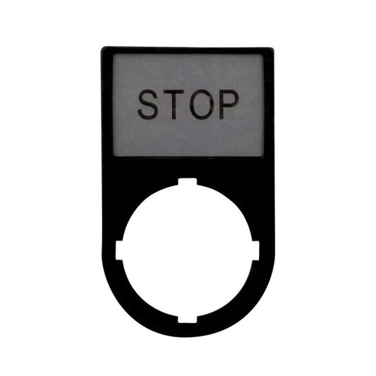 EATON  LGND PLATES – 30 X 50 MM FOR USE M22 AND C22 STOP