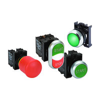 EATON  ILLUMINATED PUSHBUTTON AND PRESTEST PLASTIC LENSES RED
