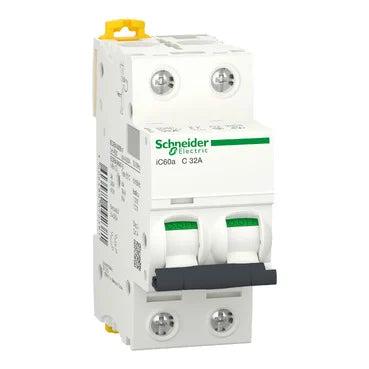 SCHNEIDER Acti9 iC60A 2P C 32A MCB