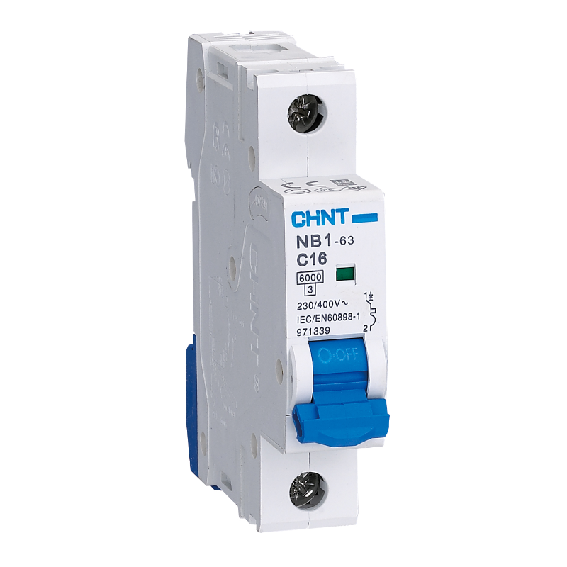 Chint 6kA 1P 4A Circuit Breaker C-Curve NB1-63-1P-C04-06