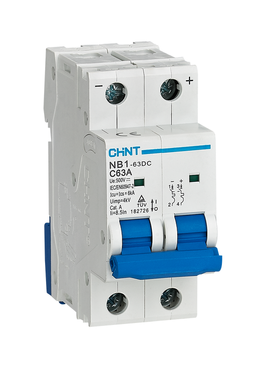 Chint PV DC Circuit Breaker 63A 2P DC500V