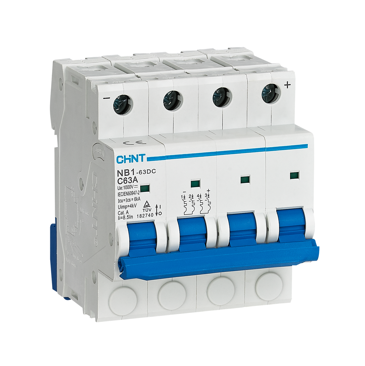 Chint PV DC Circuit Breaker 25A 4P DC1000V