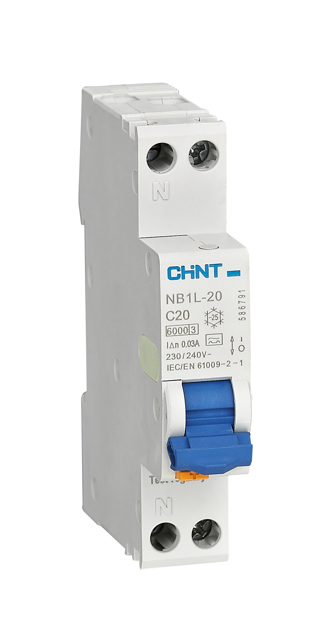 Chint 6kA 1P+N 40A Earth Leakage 30mA OL Protection