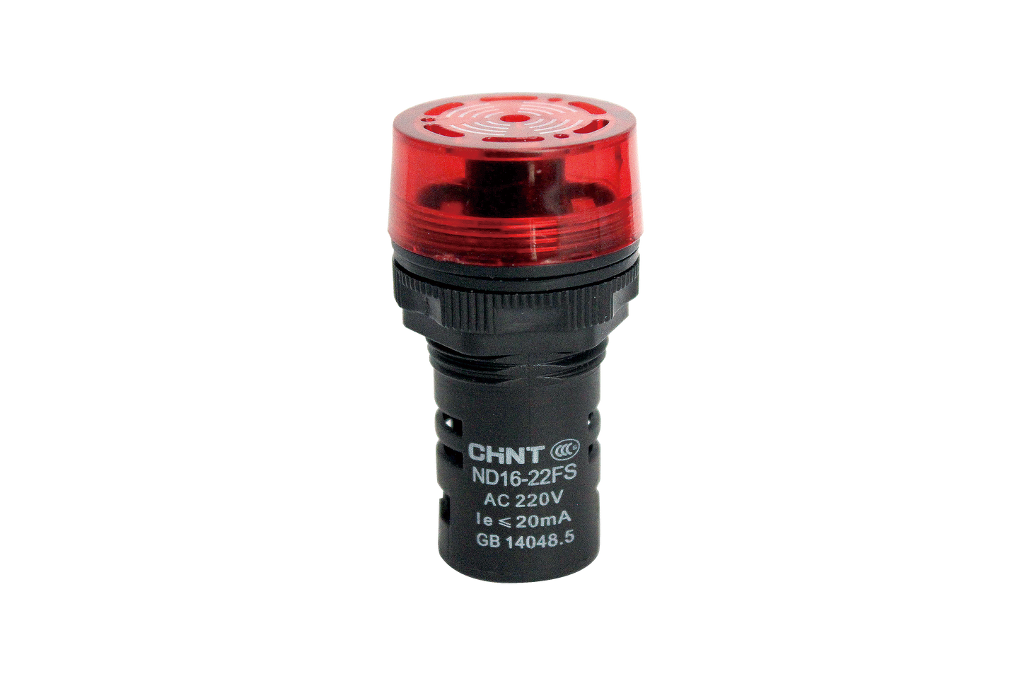 Chint LED Pilot Light 24V AC/DC Red (Flat Round)