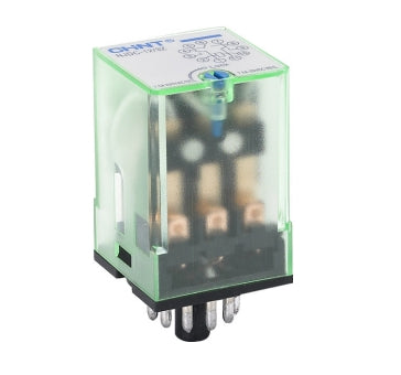 Chint Relay 11 Pin Round with Test button 24VDC
