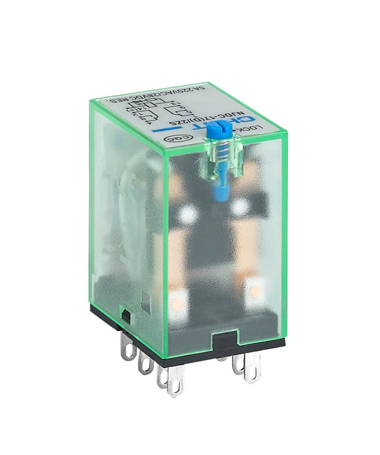 Chint Relay 14 Pin Flat with Test button 24VDC