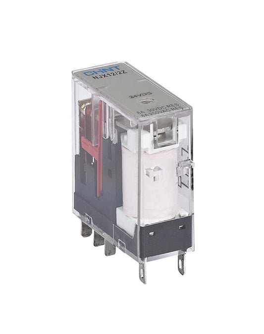 Chint 2 C/Over contact Relay DC24V with LED & interlock