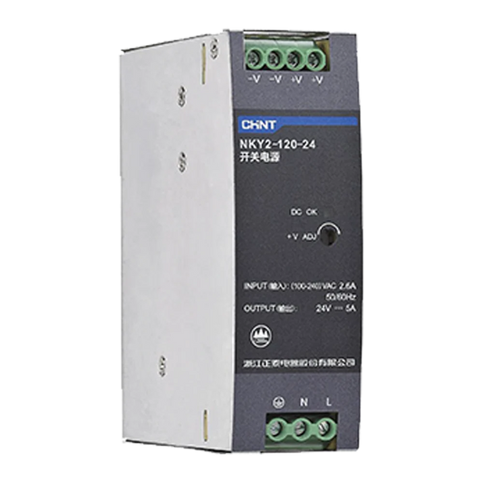Chint DIN Rail Power Supply 480W, Input AC 90V ~ 264V,output DC48V