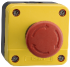 Chint Emergency Stop 65 x 65 Yellow Enclosure NP2-J174