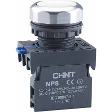 Chint Emergency Stop Red 60mm Twist Release 1NC
