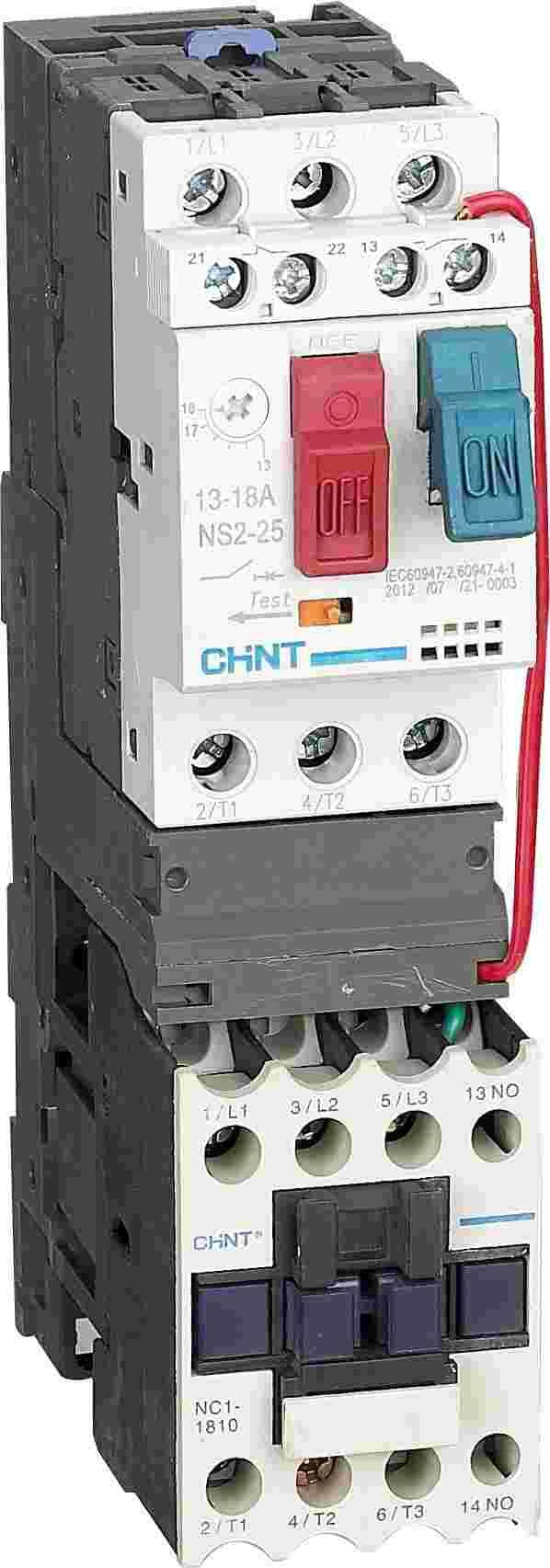 Chint Connection Block Between MMS and Contactor