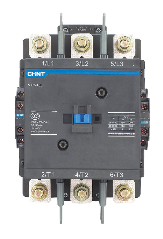Chint Contactor 225A 3P 3NO Main+2NO+2NC 415V