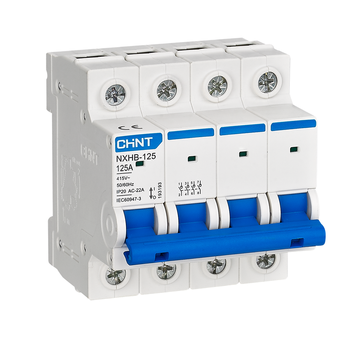 Chint Isolator 4P 125A Din Rail