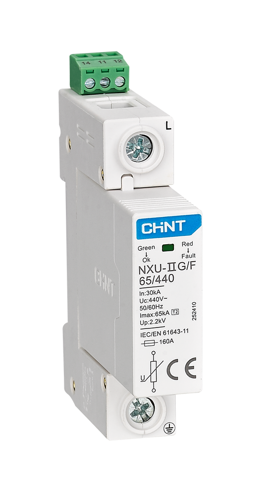 Chint Surge Arrestor 40kA 385V 1P with contact