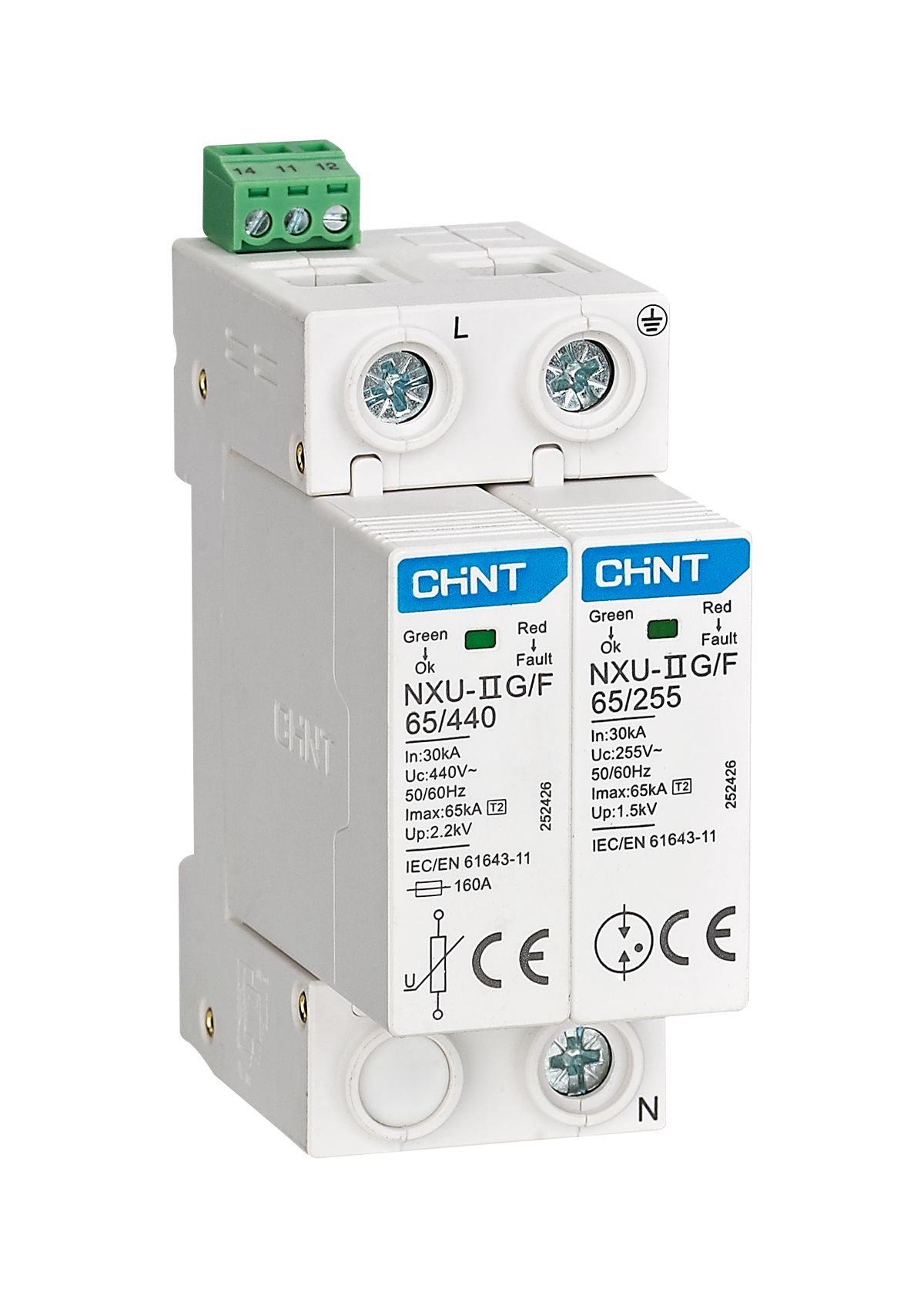 Chint Surge Arrestor 40kA 275V 2P  with contact