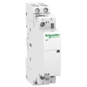 SCHNEIDER iCT25A 2NO 220...240Vac 60HZ contactor