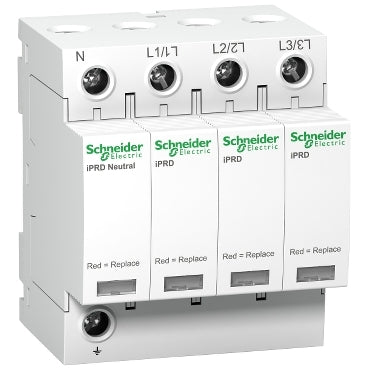 SCHNEIDER iPRD20r modular surge arrester. 3P + N. 350V. with remote transfert