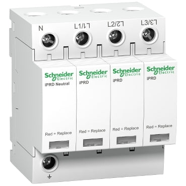 SCHNEIDER iPRD20 modular surge arrester. 3P + N. 350V