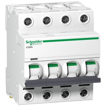 SCHNEIDER Acti9 iC60N 4P C 6A MCB