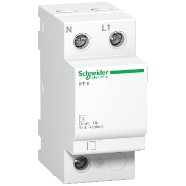 SCHNEIDER iPF K 40 modular surge arrester - 1 pole + N - 340V