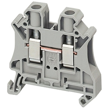 SCHNEIDER SCREW TERMINAL, FEED THROUGH, 2 POINTS,