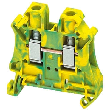 SCHNEIDER SCREW TERMINAL, PROTECTIVE EARTH, 2 POIN