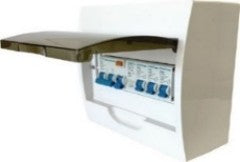 Chint 18W Populated Surface DB (Plastic Tray DB with 1PCS 2P E/L 63A, 1PCS EBC 2P 63A, 1PCS EBC 1P 32A, 4PCS EBC 1P 20A, 2PCS EBC 1P 10A)