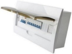 Chint 18W Populated Flush DB (Steel DB with 1PCS 2P E/L 63A, 1PCS EBC 2P 63A, 1PCS EBC 1P 32A, 4PCS EBC 1P 20A and 2PCS EBC 1P 10A )