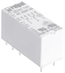 RELPOL S.A Miniature relays RM84-2022-35-1018, 2 NO. Contact material: AgNi. Voltage coil 18 V DC. Rated load AC1  8 A / 250 V AC. Mounting: for PCB and sockets. Cover protection category IP 67.