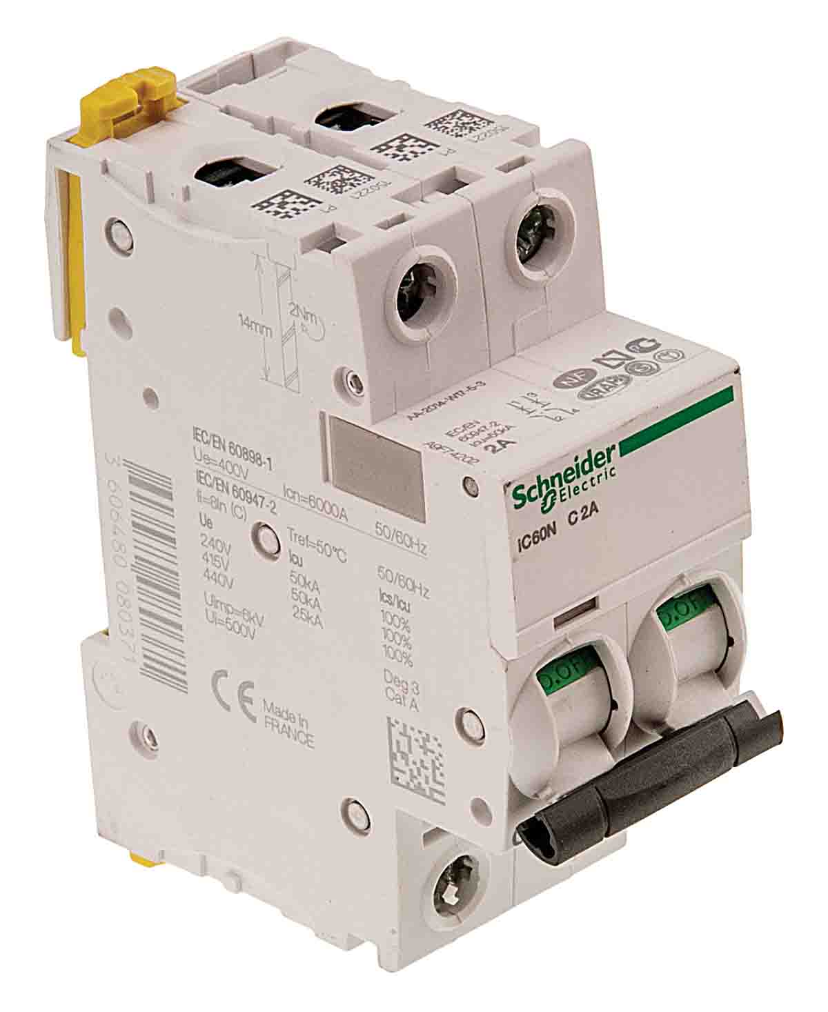 SCHNEIDER Acti9 iC60N 1P D 6A MCB