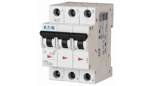 EATON CIRCUIT BREAKER 10kA CURVE D 3P - 16A