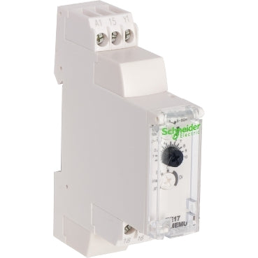 SCHNEIDER RELAY TIME DELAYED DURATION AT END OF IM