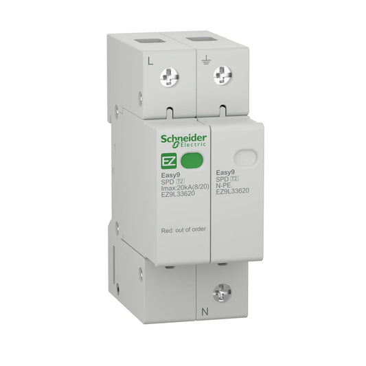 SCHNEIDER Easy9 Surge Arrestor T2 1P 20kA 230V
