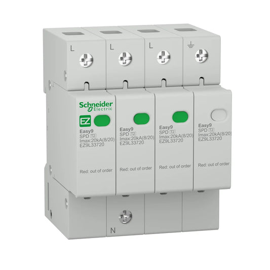 SCHNEIDER Easy9 Surge Arrestor T2 3P-N 20kA 400V
