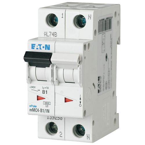 EATON CIRCUIT BREAKER 6kA CURVE C 1P+N - 20A