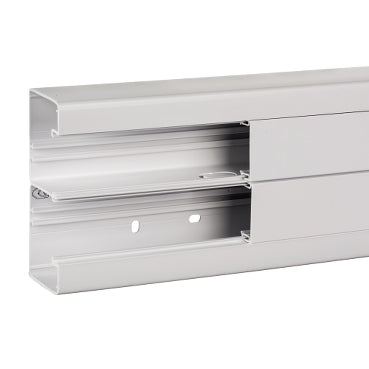SCHNEIDER OptiLine 45 - installation trunking - 140x55 mm - PVC - polar white - 2000 mm