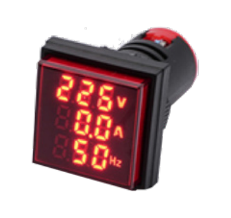 Chint Volt/Am/Frequency Panel Indicator White
