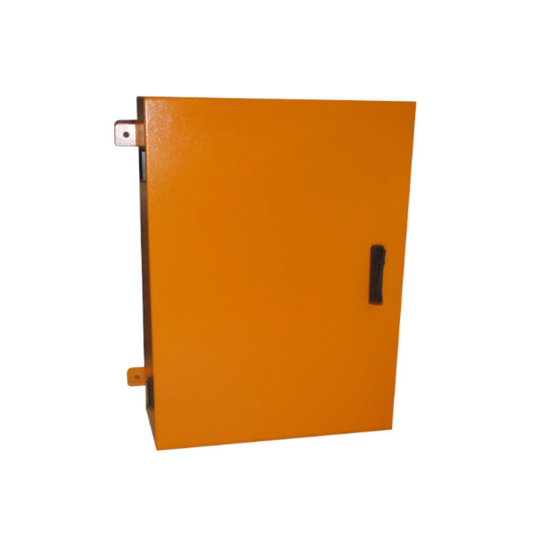 MILD STEEL WALL MOUNT ORANGE ENCLOSURE (700X500X350)