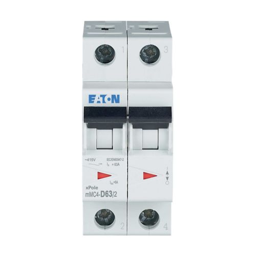 EATON CIRCUIT BREAKER 6kA CURVE D 2P - 10A