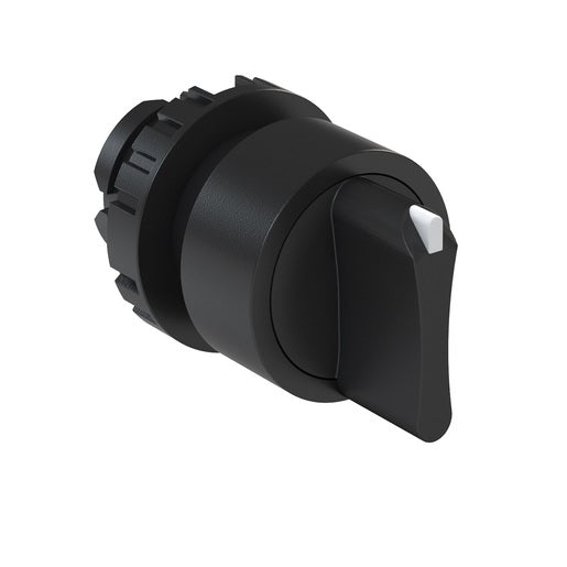 HIMEL Selector switches , Plastic 2-position,standard handle,stay put,Black,1NO,UI: 415V