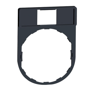 SCHNEIDER Harmony XB4. Legend holder 30 x 40 mm. plastic. without legend 8 x 27 mm