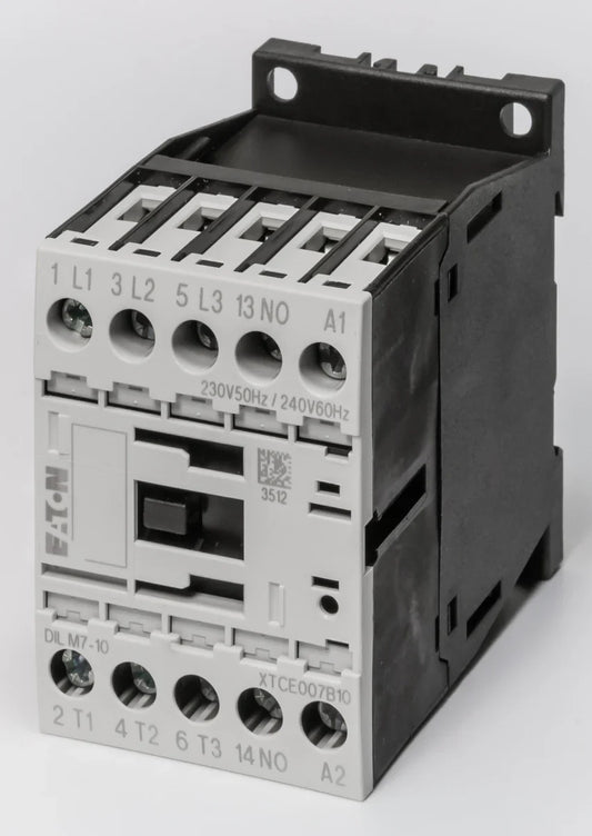 EATON DILM  CONTACTOR, 3P+1N/C, 4KW/400V/AC3, 24VAC COIL