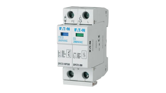 EATON  Plug-in surge arresters, 1pole+N, 280VAC, 20 kA