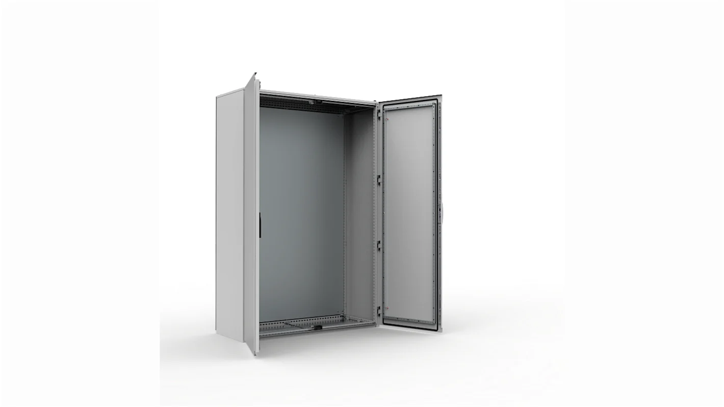 NU-LINE DOUBLE DOOR MILD STEEL1200 x 800 x 400 single door Encl Grey
