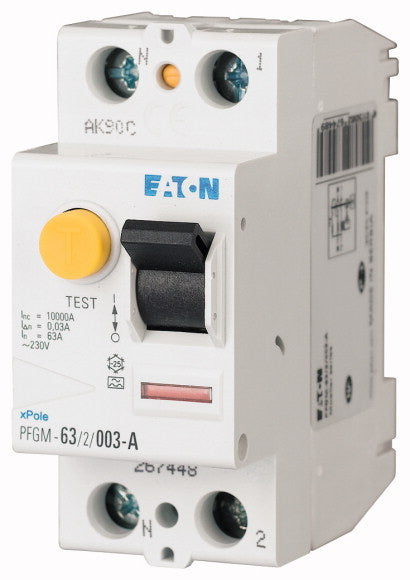 EATON  EARTH LEAKAGE BLOCK 3P+N 63A - 30MA (REQUIRES mMC MCB)