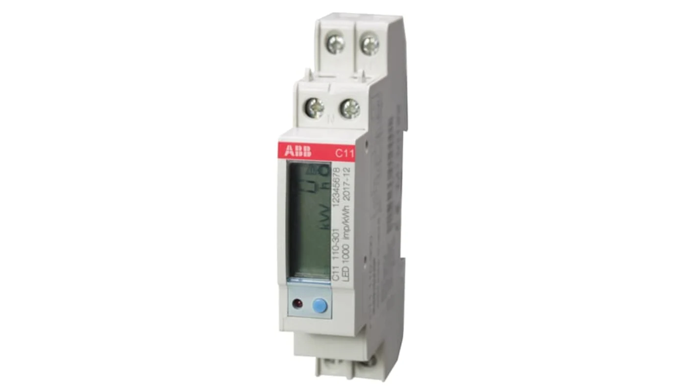 ABB 1 Phase LCD Energy MeterElectronic