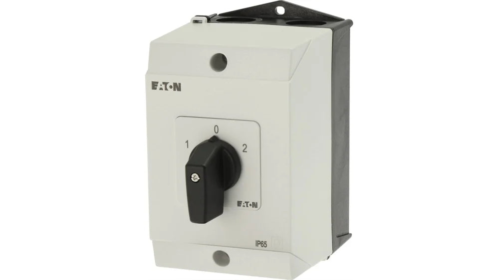 EATON  CHANGEOVER SWITCHES WITH OFF POS, 2 POLE 20 AMP SURFACE MOUNT