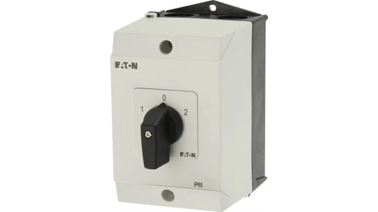 EATON  CHANGEOVER SWITCHES WITH OFF POS, 3 POLE 20 AMP SURFACE MOUNT
