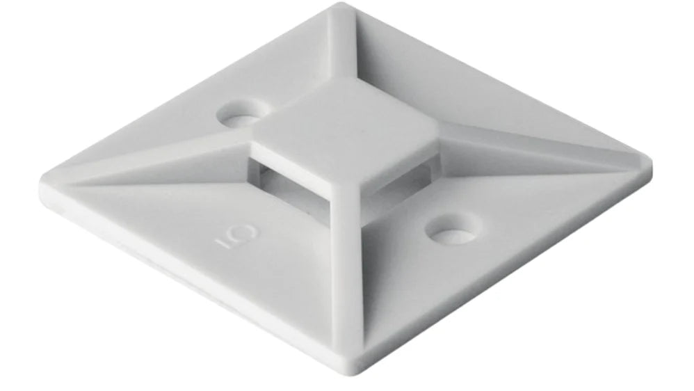 EASYHOLD CABLE TIE MOUNT - STICKY WHITE
