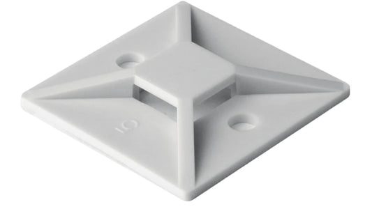 EASYHOLD CABLE TIE MOUNT - STICKY WHITE